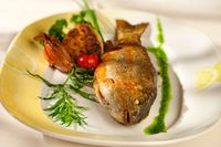 Frischer Fisch in unserem Restaurant in Bad T&ouml;lz - Forellenhof Walgerfranz